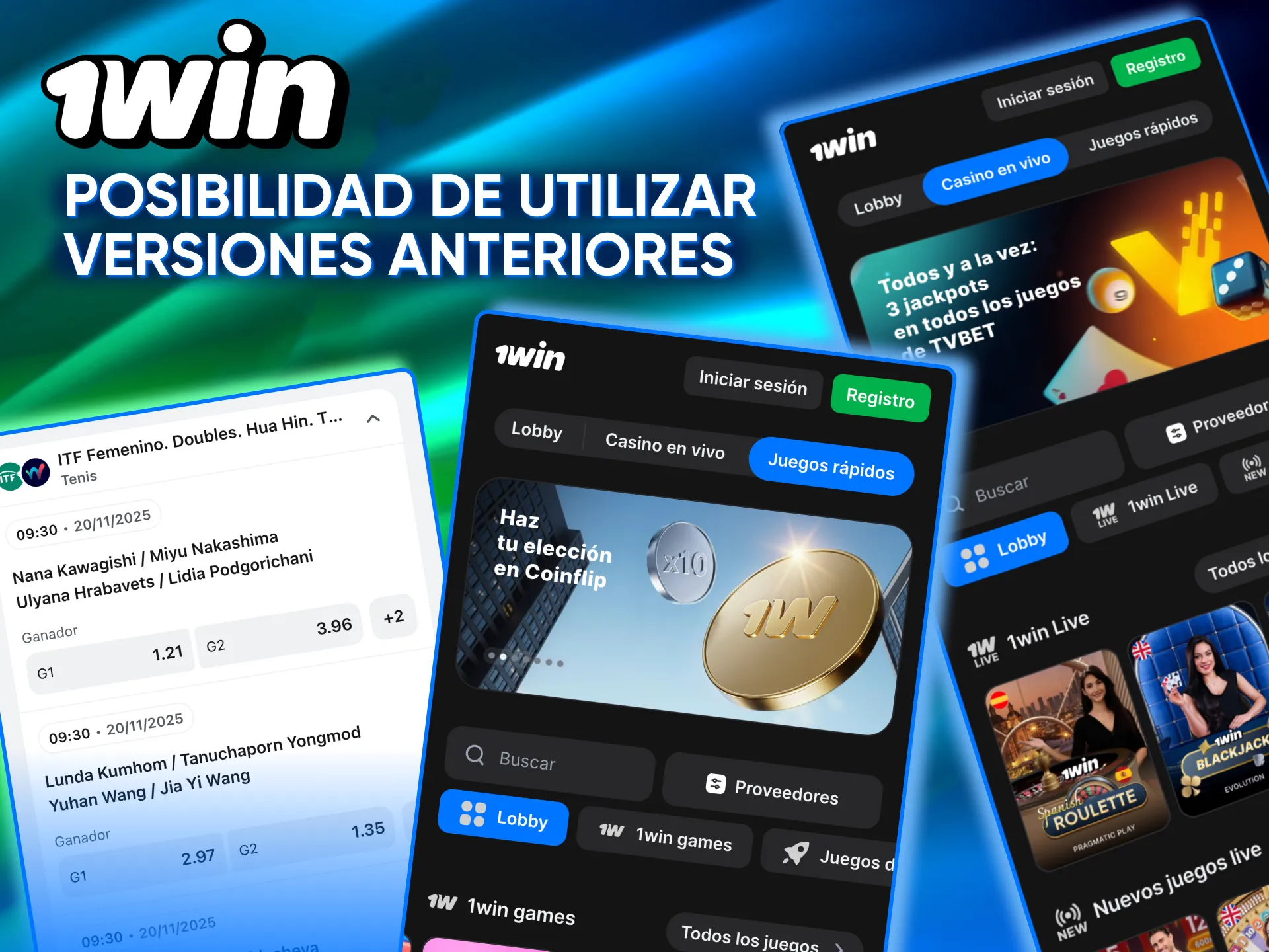 Problemas frecuentes al usar app antigua de 1win.