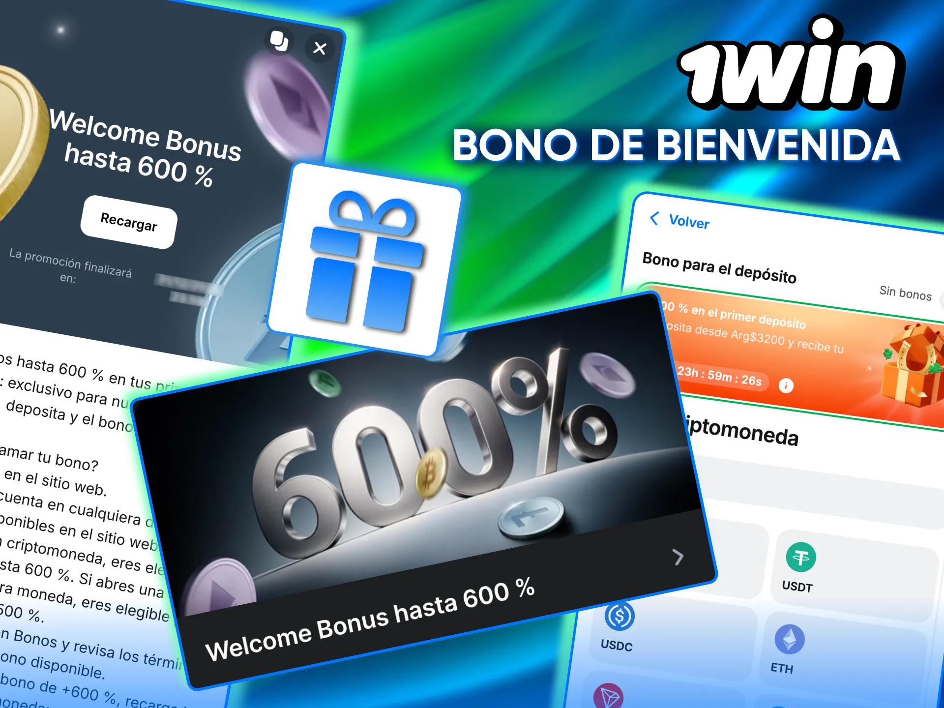 Oferta especial de registro 1win.