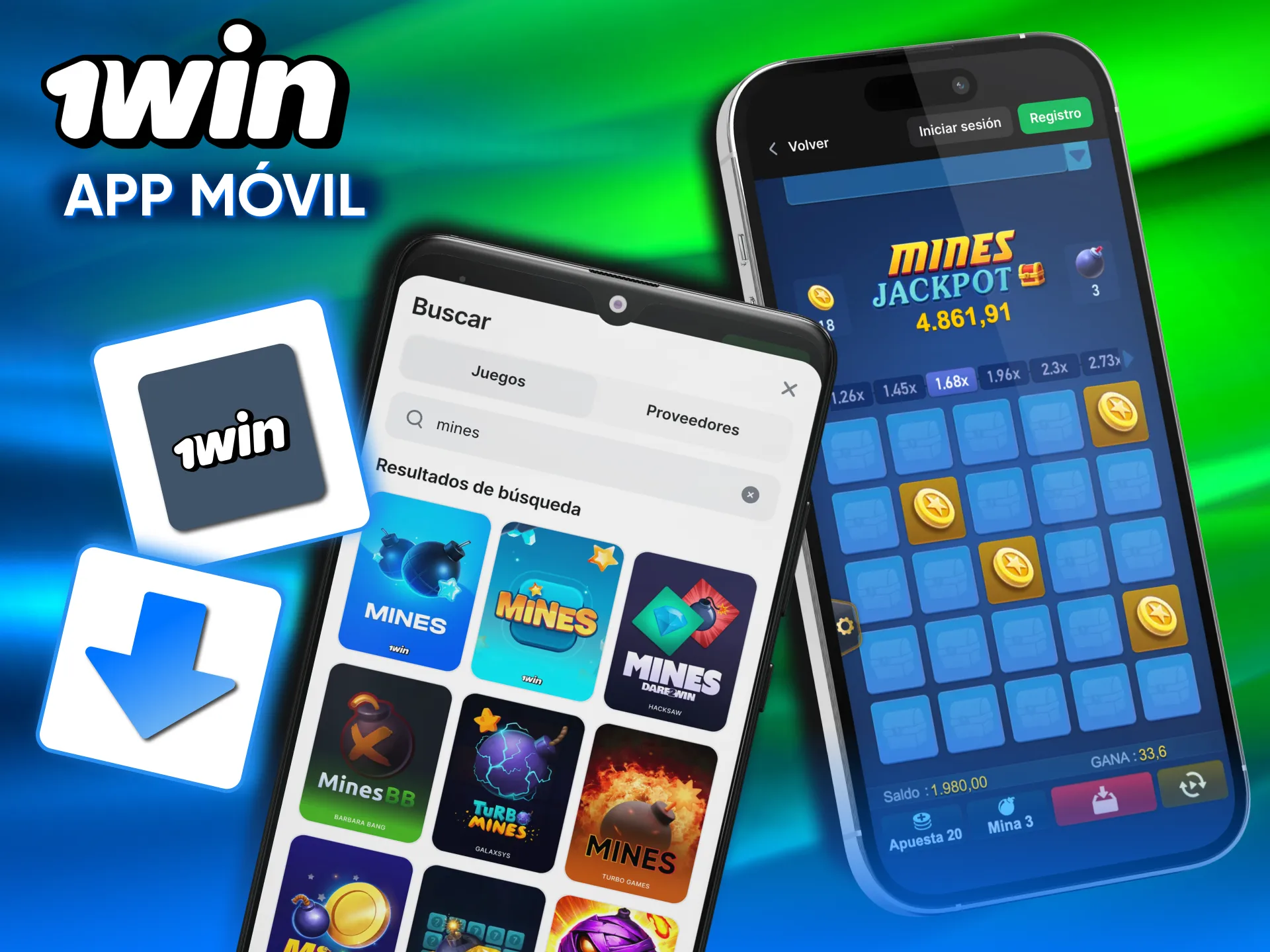 Guía segura para instalar y jugar Minas en la app 1win.