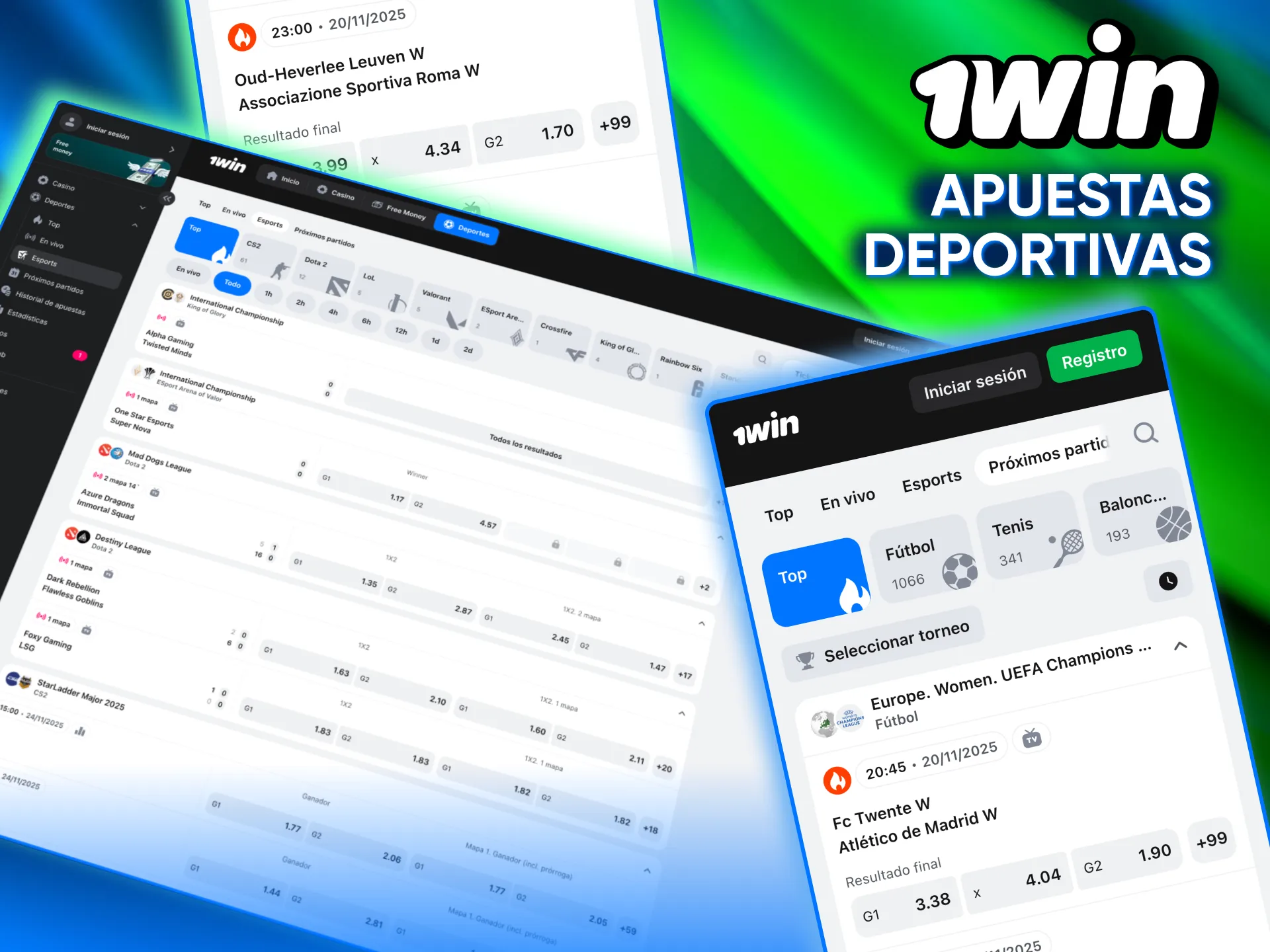 En 1win Argentina disfrutas múltiples opciones de apuestas deportivas.