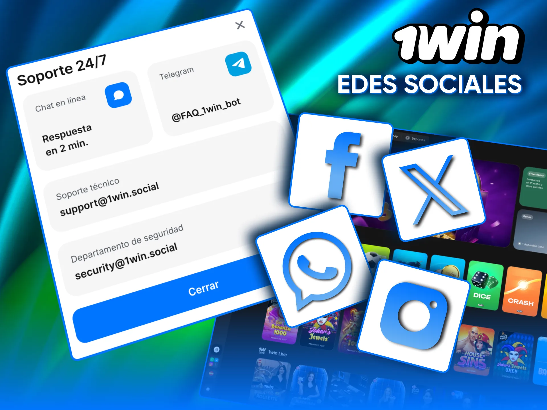 Comunidad 1win Argentina disponible en Telegram, YouTube y Threads con soporte ágil.
