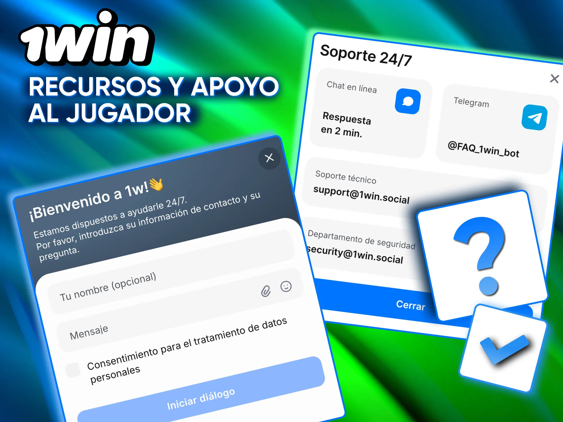 Servicio confiable de ayuda al jugador en 1win Argentina.