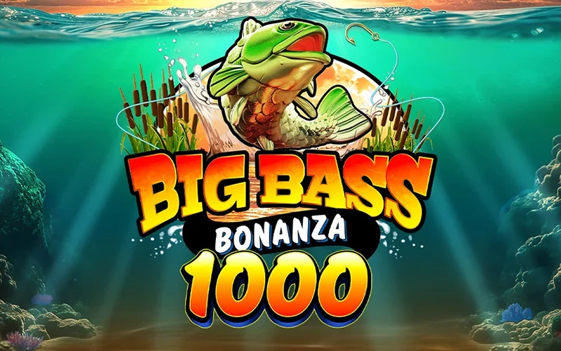 Siente el aroma de la suerte y las grandes ganancias en el juego Big Bass Bonanza 1000 del casino 1win.